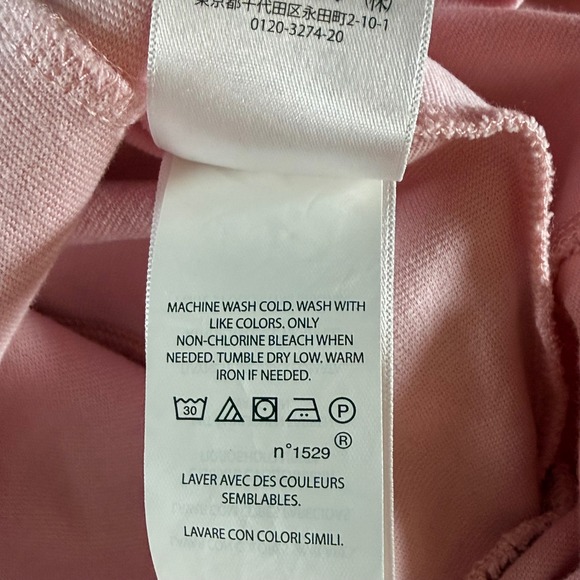 Polo Ralph Lauren Flutter Sleeve Dress Girls Large (12/14) Pink Pullover Casual - Picture 10 of 10